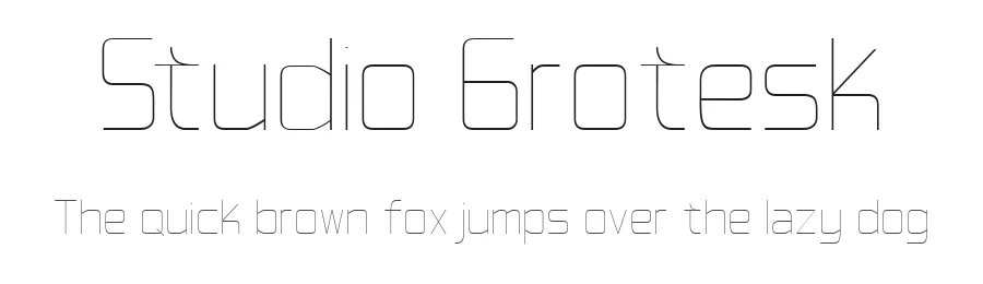 Studio Grotesk by Jetsmax Studio β Sans Serif Font