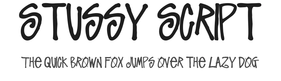 Stussy Script