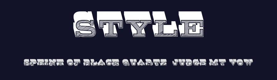 Style by Vladimir Nikolic — Sans Serif Font — thumbnail 2