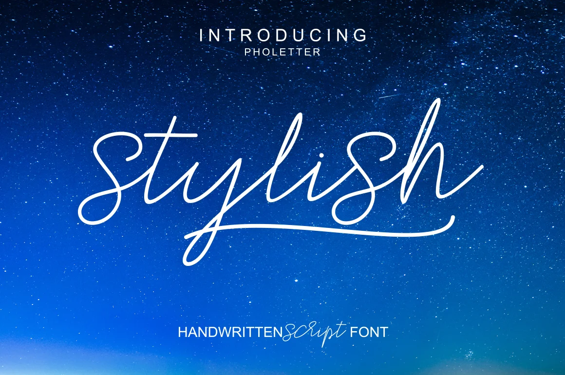 Stylish Font by masinong — Script Handwritten Font