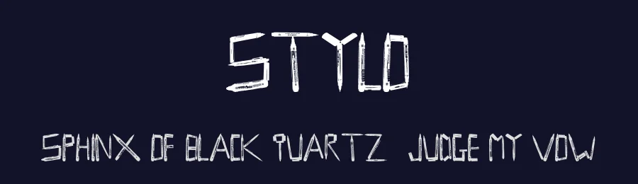 Stylo by I Like Fonts — Decorative Font — thumbnail 2