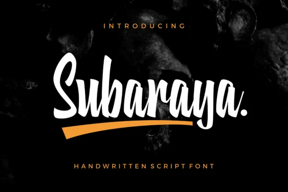 Subaraya Font by 24Design Studios — Script Handwritten Font