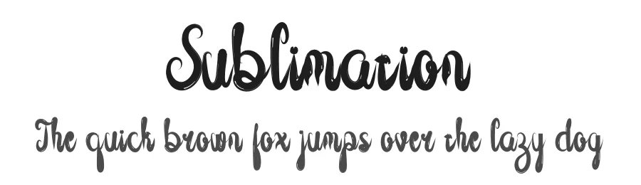 Sublimation