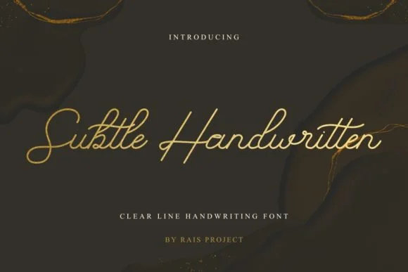 Subtle Font by RaisProject — Script Handwritten Font