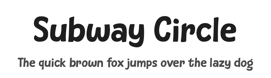 Subway Circle by Hanoded — Decorative Font