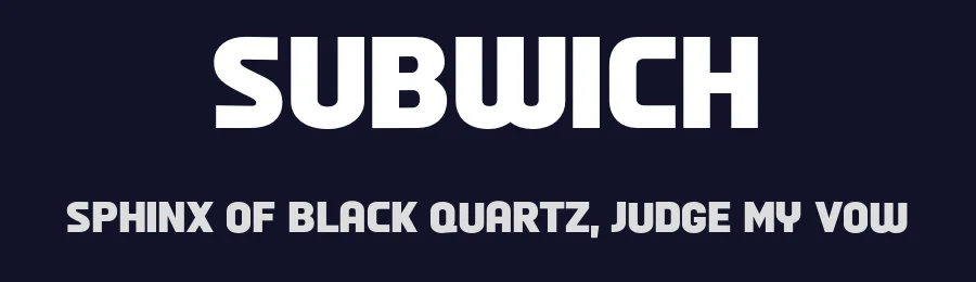 Subwich by LyonsType — Sans Serif Font — thumbnail 2