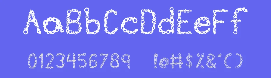 Suds by Holiday Donaldson — Decorative Font — thumbnail 3