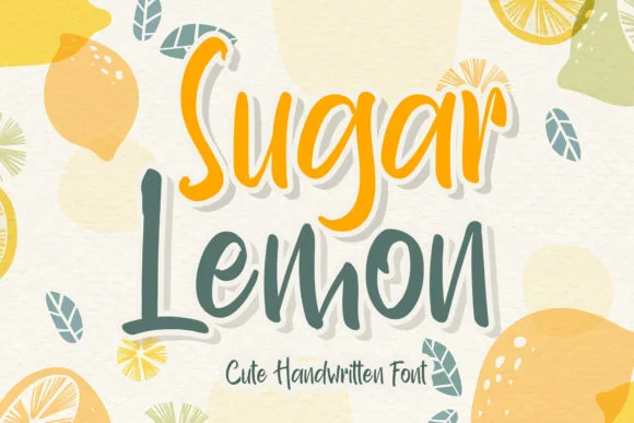 Sugar Lemon Font by Doehantz Studio — Script Handwritten Font