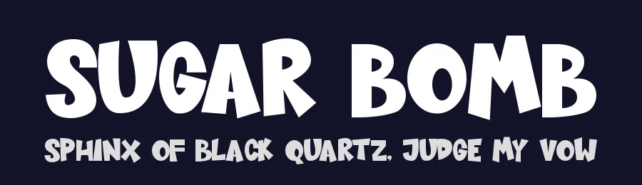 Sugar Bomb by DM Letter Studio - Dimas Prasetyo — Decorative Font — thumbnail 2