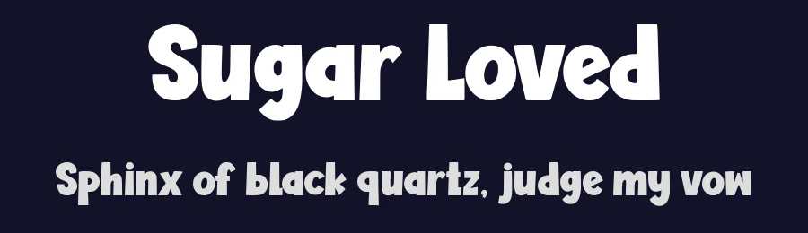 Sugar Loved by Siapgraph — Decorative Font — thumbnail 2