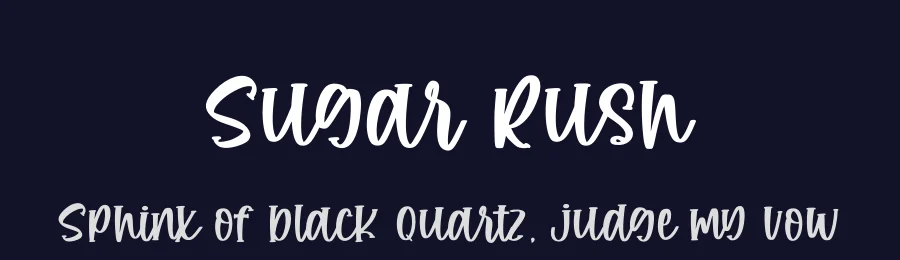 Sugar Rush by Revo Farisky — Decorative Font — thumbnail 2