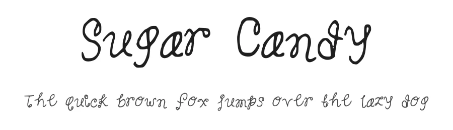 Sugar Candy by Chloe W. β Decorative Font