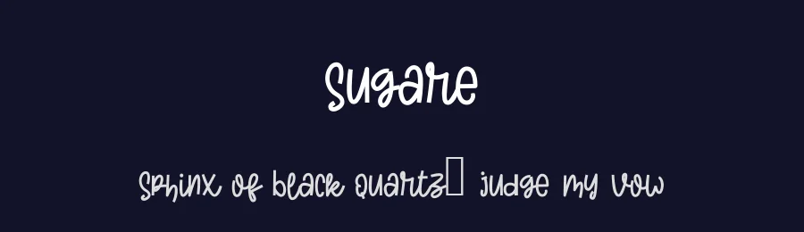 Sugare by selawetype — Decorative Font — thumbnail 2