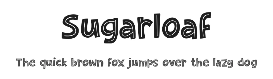 Sugarloaf by Hanoded — Decorative Font