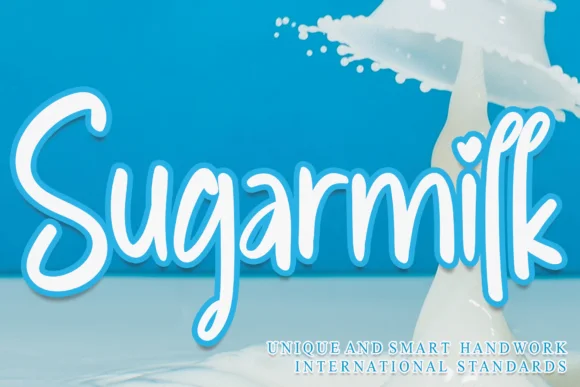 Sugarmilk Font by Creativewhitee — Script Handwritten Font