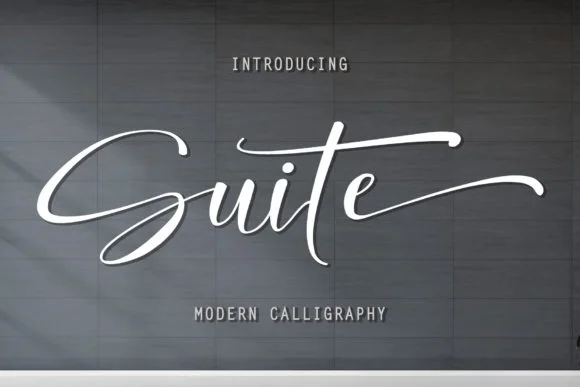 Suite Font by Creaditive Design — Script Handwritten Font
