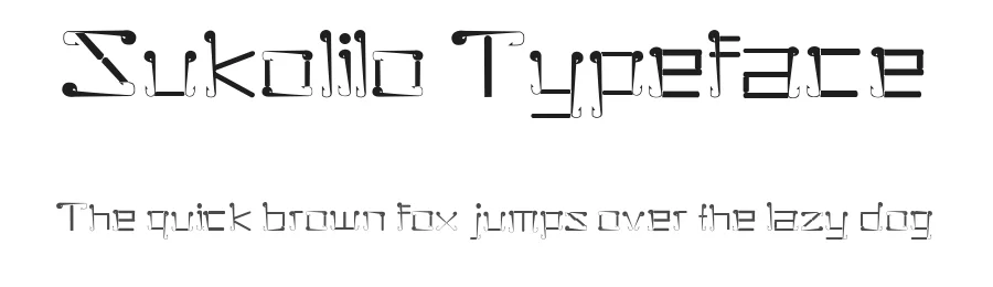 Sukolilo Typeface by DKVUKPetra_Sukolilo — Decorative Font