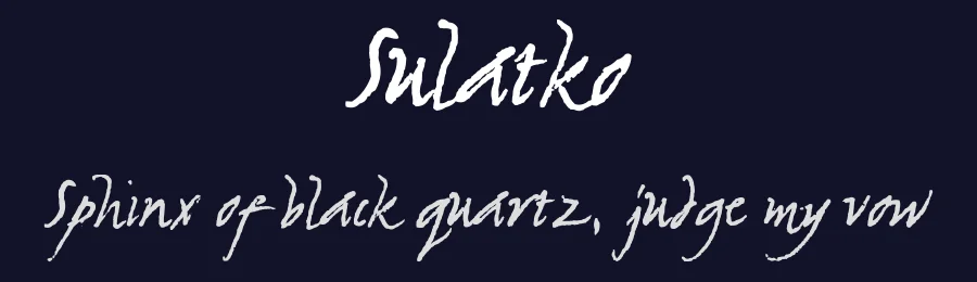 Sulatko by James Paul Fajardo — Script Handwritten Font — thumbnail 2