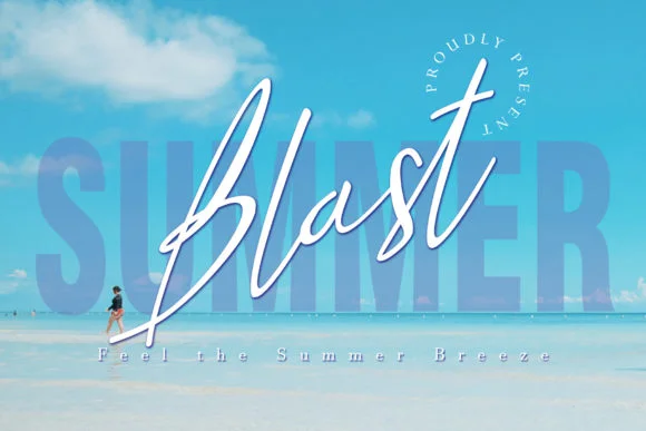 Summer Blast Font