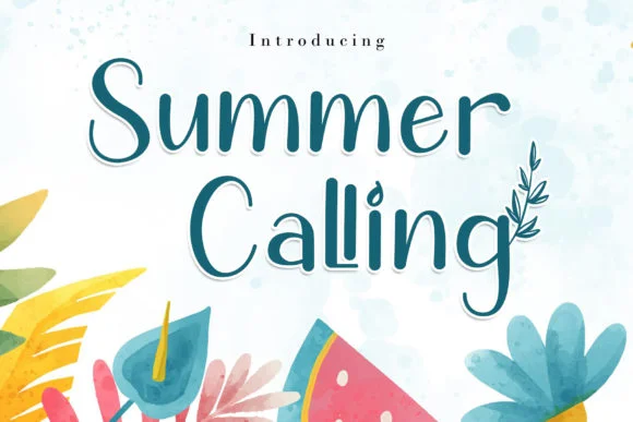 Summer Calling Font by AEN Creative Studio — Script Handwritten Font