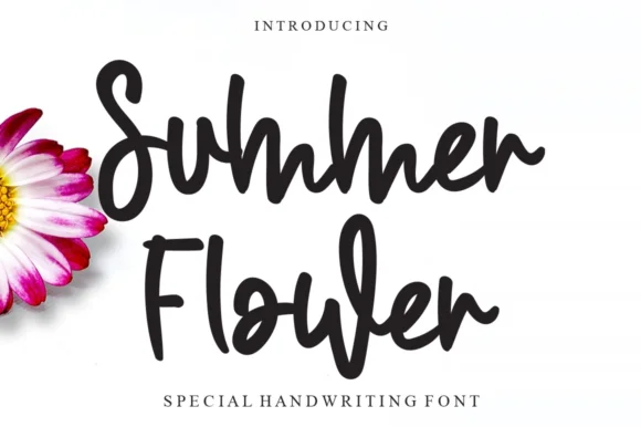 Summer Flower Font by Garcio — Script Handwritten Font