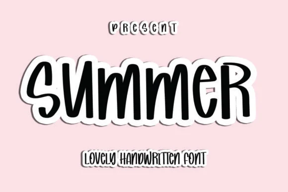 Summer Font by ONE DESIGN
