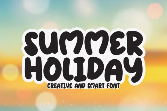 Summer Holiday Font by Misterletter.co — Wedding Font