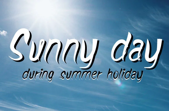 Summer Holiday Font by Dedi Art Studio by Dedi Art Studio — Script Handwritten Font — thumbnail 3