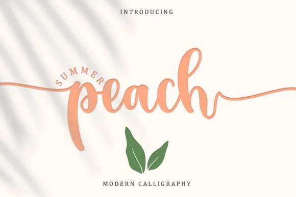 Summer Peach Font by Sakha Design — Script Handwritten Font
