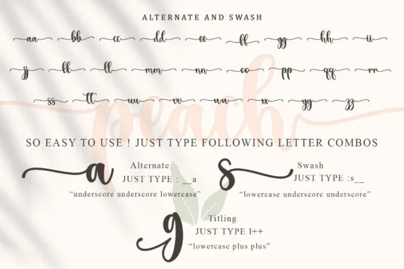 Summer Peach Font by Sakha Design — Script Handwritten Font — thumbnail 8