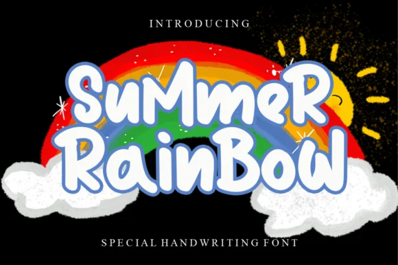 Summer Rainbow Font by Garcio — Script Handwritten Font