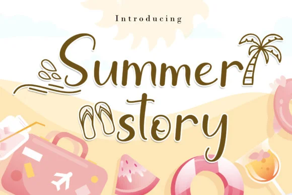 Summer Story Font by AEN Creative Studio — Script Handwritten Font