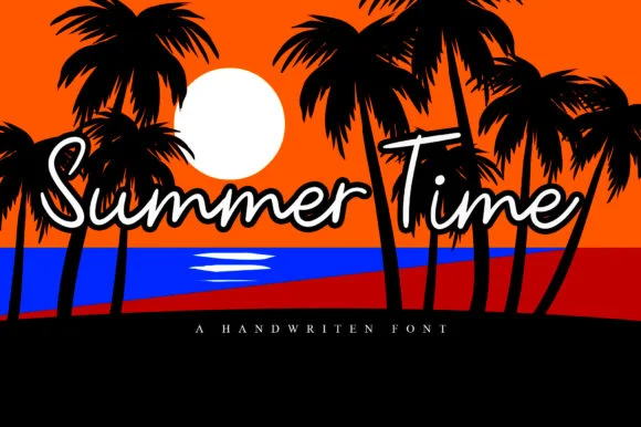 Summer Time Font by najmustsaqib.creator by najmustsaqib.creator — Script Handwritten Font