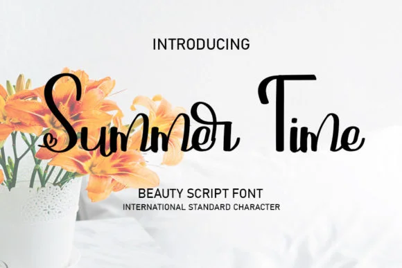 Summer Time Font by shiddiq.art by shiddiq.art — Script Handwritten Font
