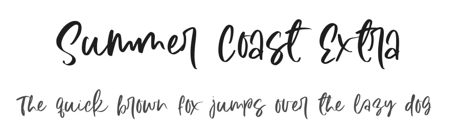 Summer Coast Extra by AZ Std — Dingbats Font