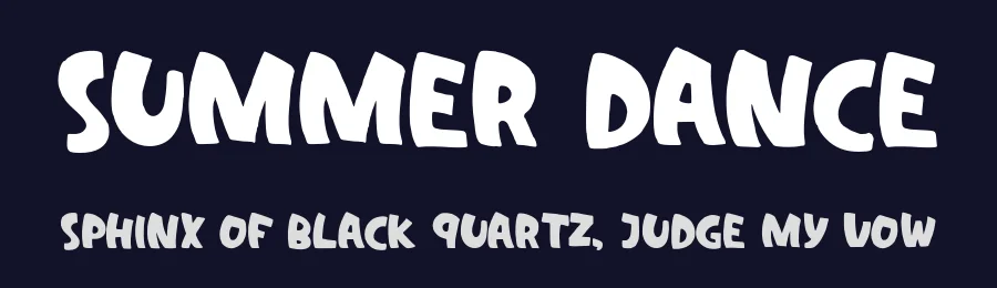 Summer Dance by Alpaprana Studio — Decorative Font — thumbnail 2