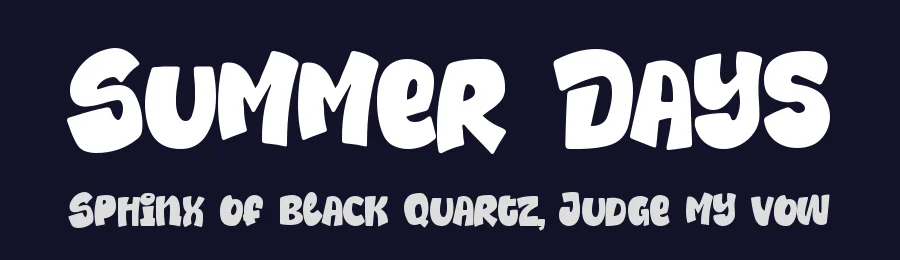 Summer Days by DM Letter Studio - Dimas Prasetyo — Decorative Font — thumbnail 2