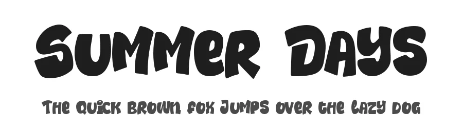 Summer Days by DM Letter Studio - Dimas Prasetyo — Decorative Font