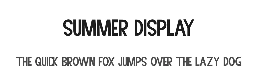 Summer Display