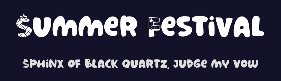Summer Festival by Alpaprana Studio — Decorative Font — thumbnail 2