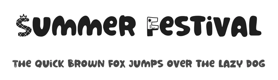 Summer Festival by Alpaprana Studio — Decorative Font