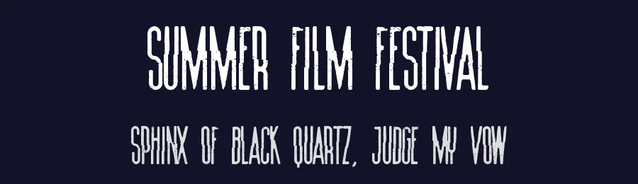Summer Film Festival by Woodcutter — Decorative Font — thumbnail 2