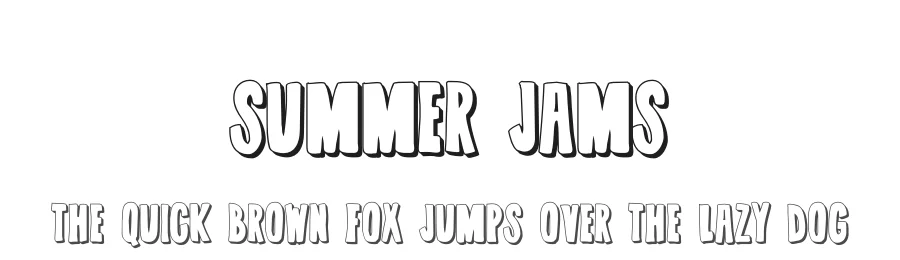 Summer Jams by Skyhaven Fonts β Decorative Font
