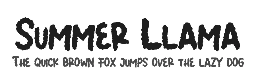Summer Llama by DM Letter Studio - Dimas Prasetyo — Decorative Font