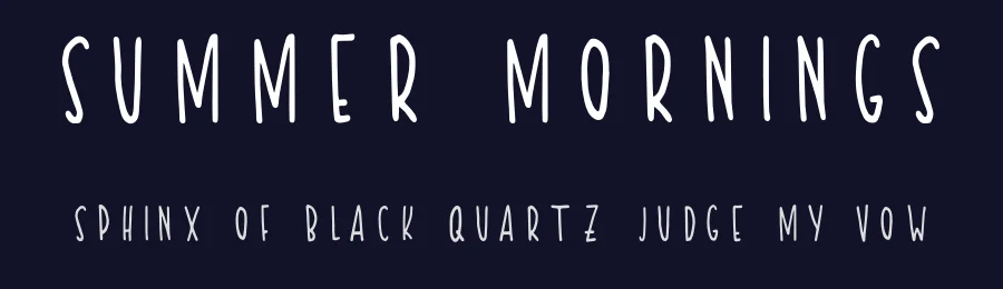 Summer Mornings by Abi — Script Handwritten Font — thumbnail 2