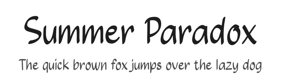 Summer Paradox