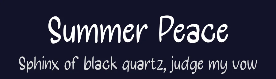 Summer Peace by Studio Hello Good — Script Handwritten Font — thumbnail 2
