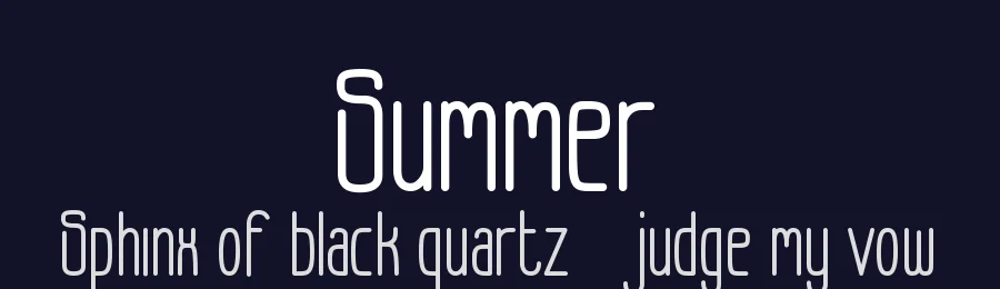 Summer by Graphix Line Studio — Decorative Font — thumbnail 2