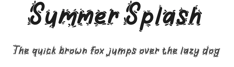 Summer Splash by Attype Studio — Decorative Font