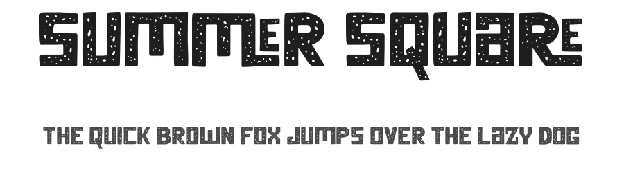 Summer Square by Attype Studio — Decorative Font